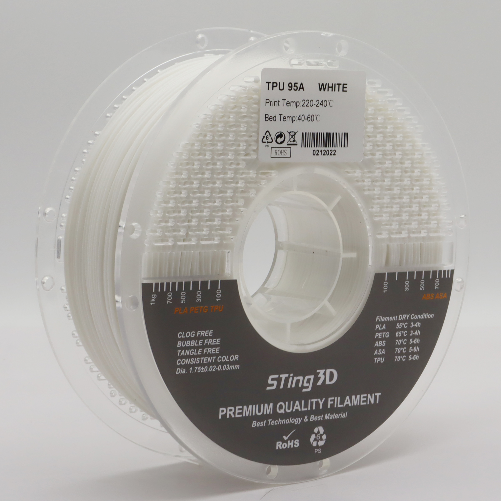 Sting3D TPU 95A - أبيض