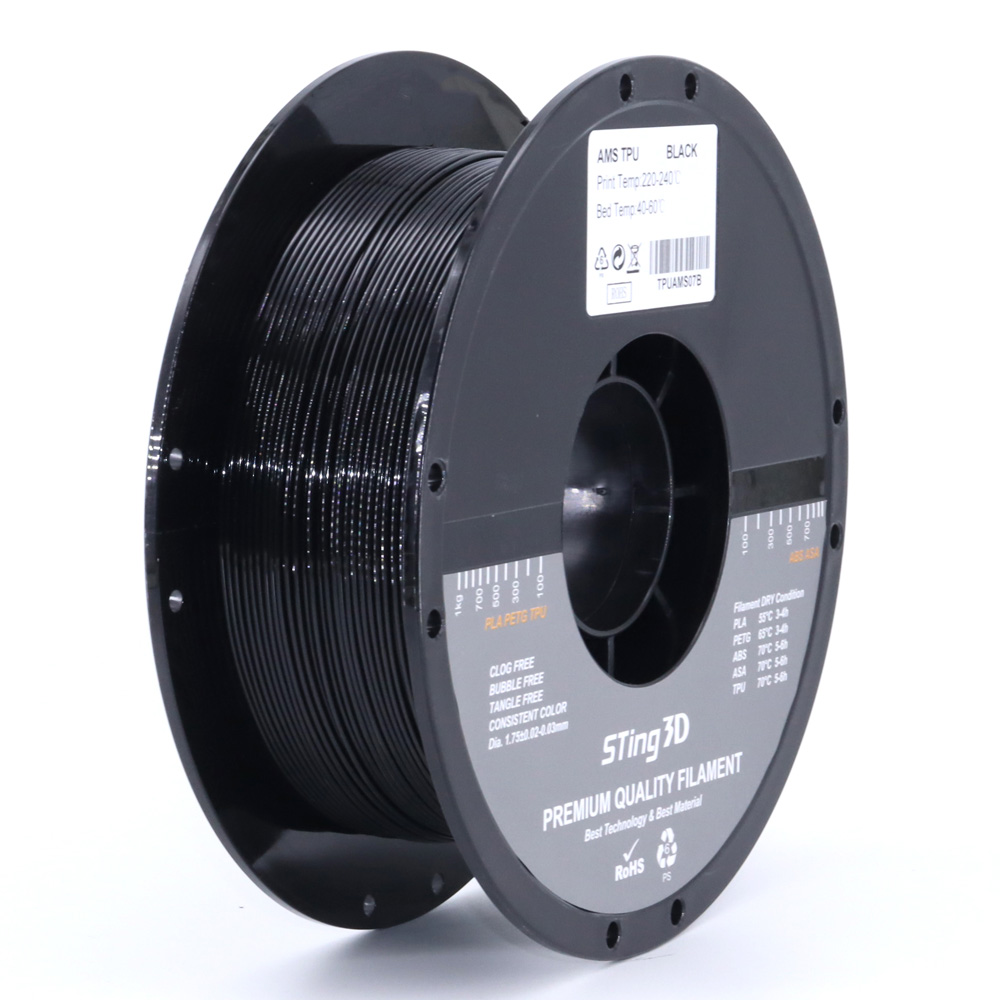 Sting3D AMS TPU - أسود - 750 جرام