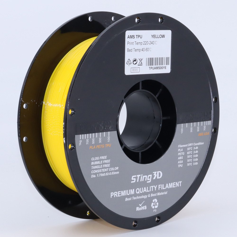 Sting3D AMS TPU - أصفر - 750 جرام